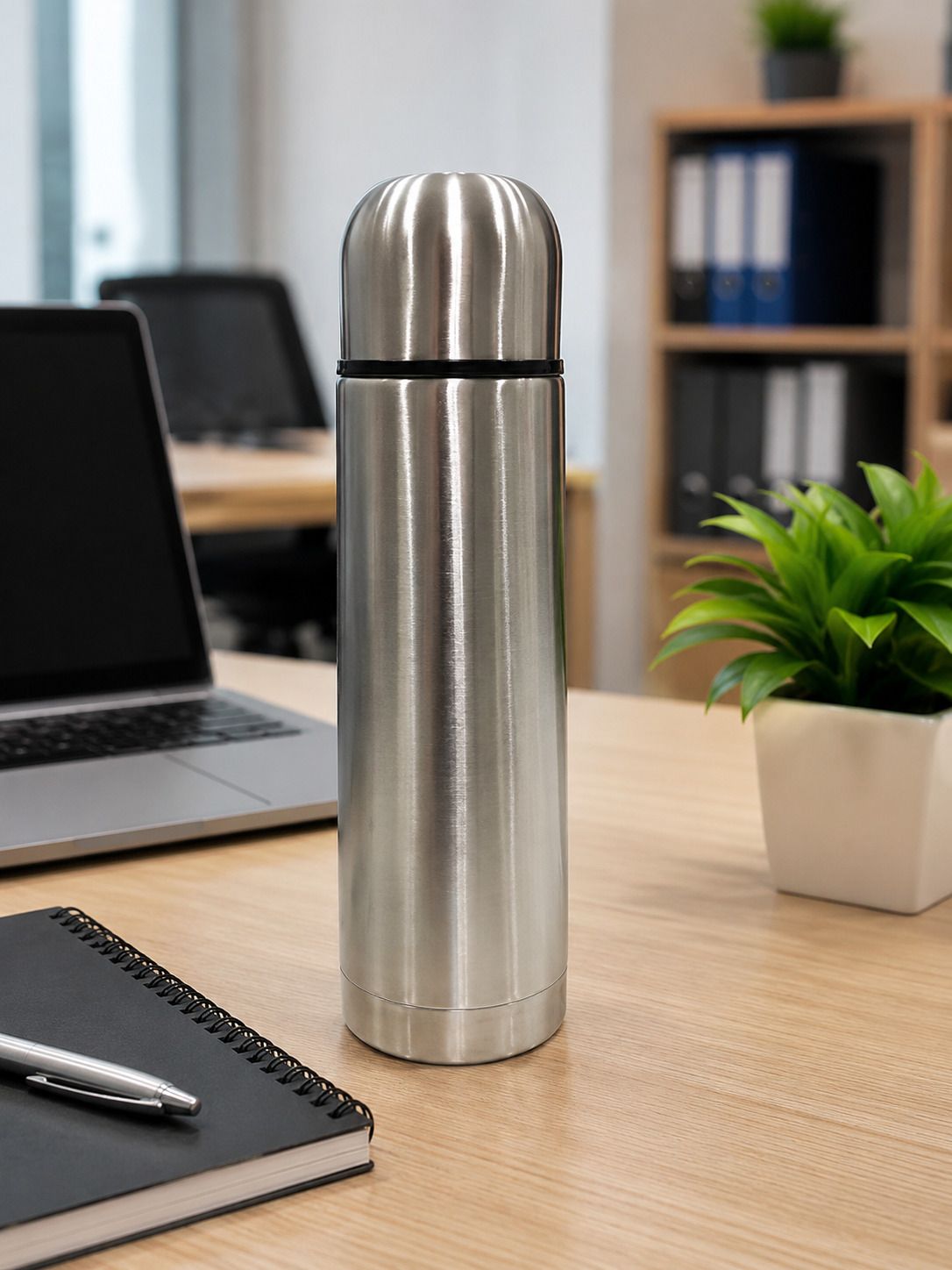 radhe mart Stainless Steel Thermo 500ml Bottle – Hot & Cold Insulated Flask 500 ml Stainless Steel Flask-picture-26
