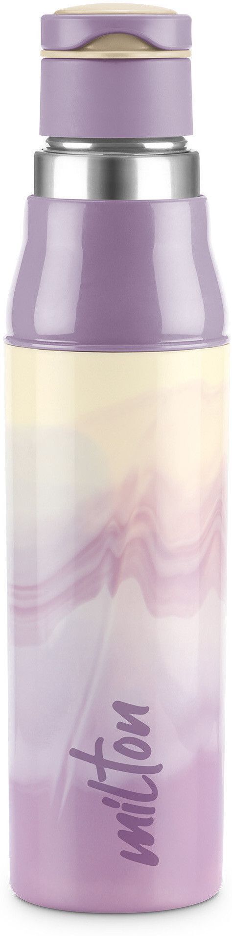 milton Steel Sublime 900 Thermoware PU Insulated 660ml Hot & Cold Water Bottle Lavender 660 ml Plastic Bottle-picture-14