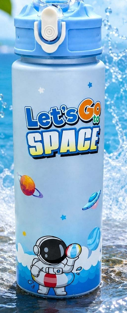 Kids Space Water Bottle 500 ml Plastic Bottle-image-28