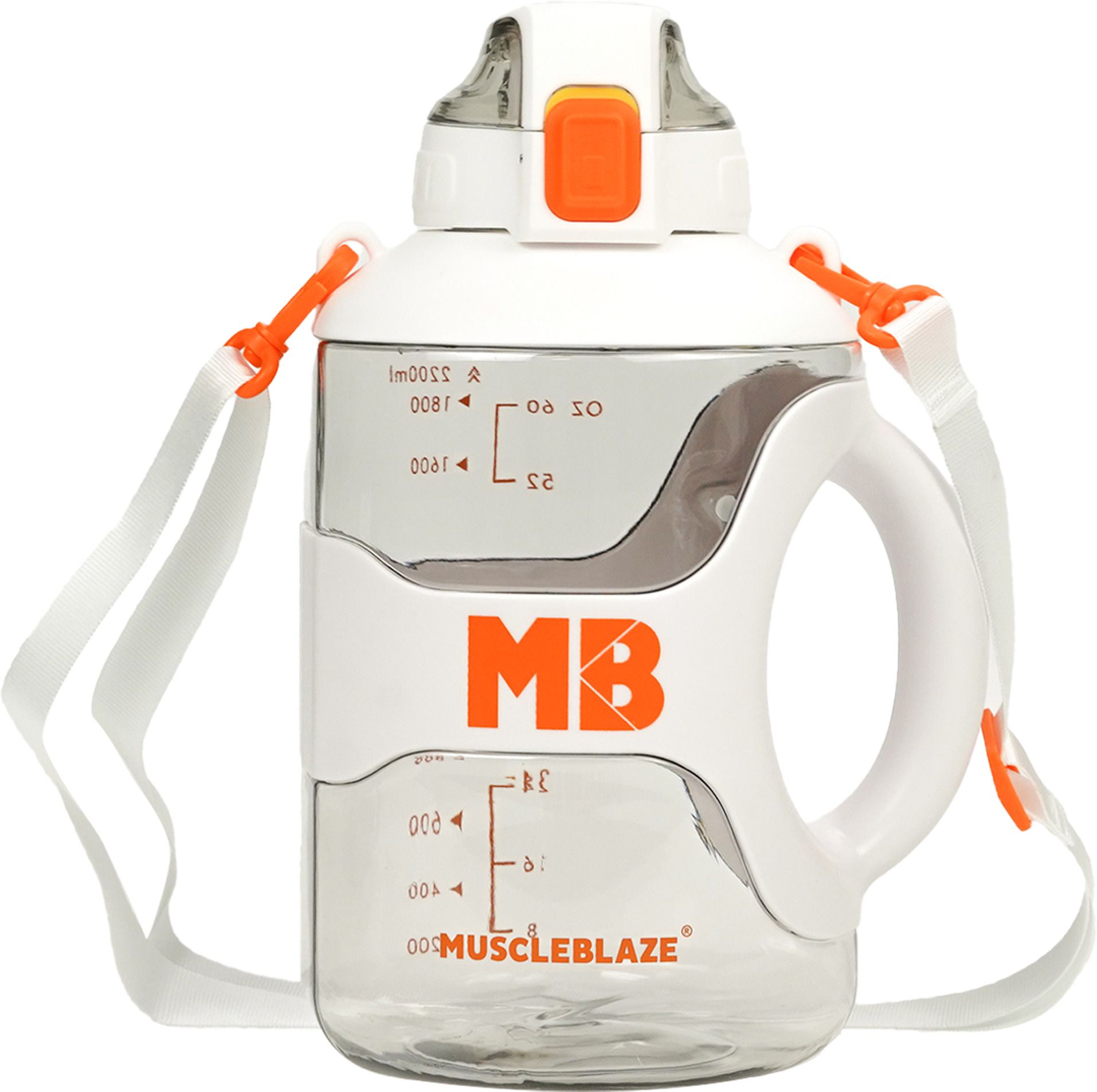 muscleblaze Gym Gallon Water Bottle | Leakproof & BPA-Free | Athlete-Safe Build 2200 ml Plastic Bottle-picture-36