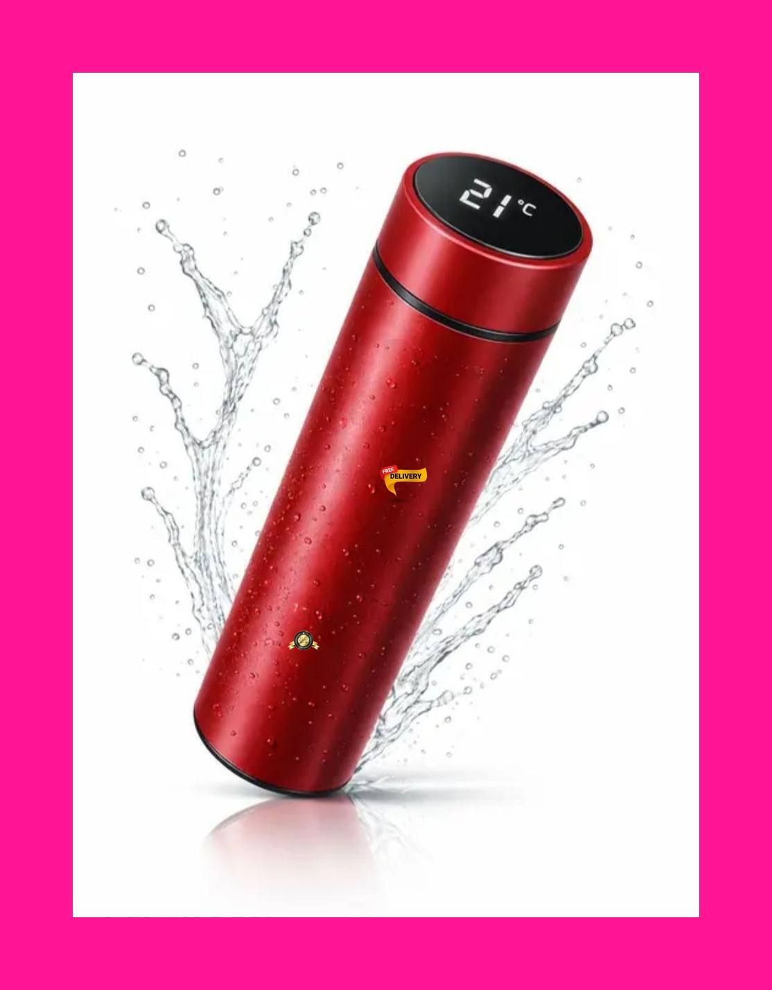 Smart LED Temperature Bottle 500 ml Stainless Steel Flask-image-11