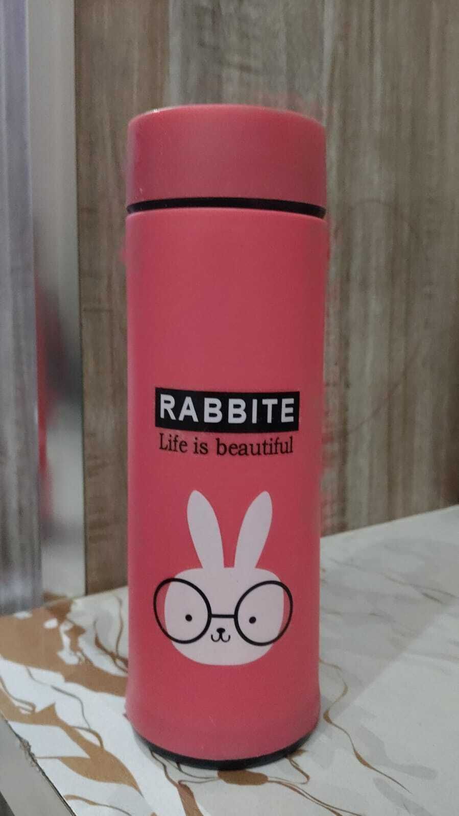 abhi Cute Duck Design Thermal Water Bottle with Leakproof Lid for School & Office 500 ml Stainless Steel Bottle-picture-10