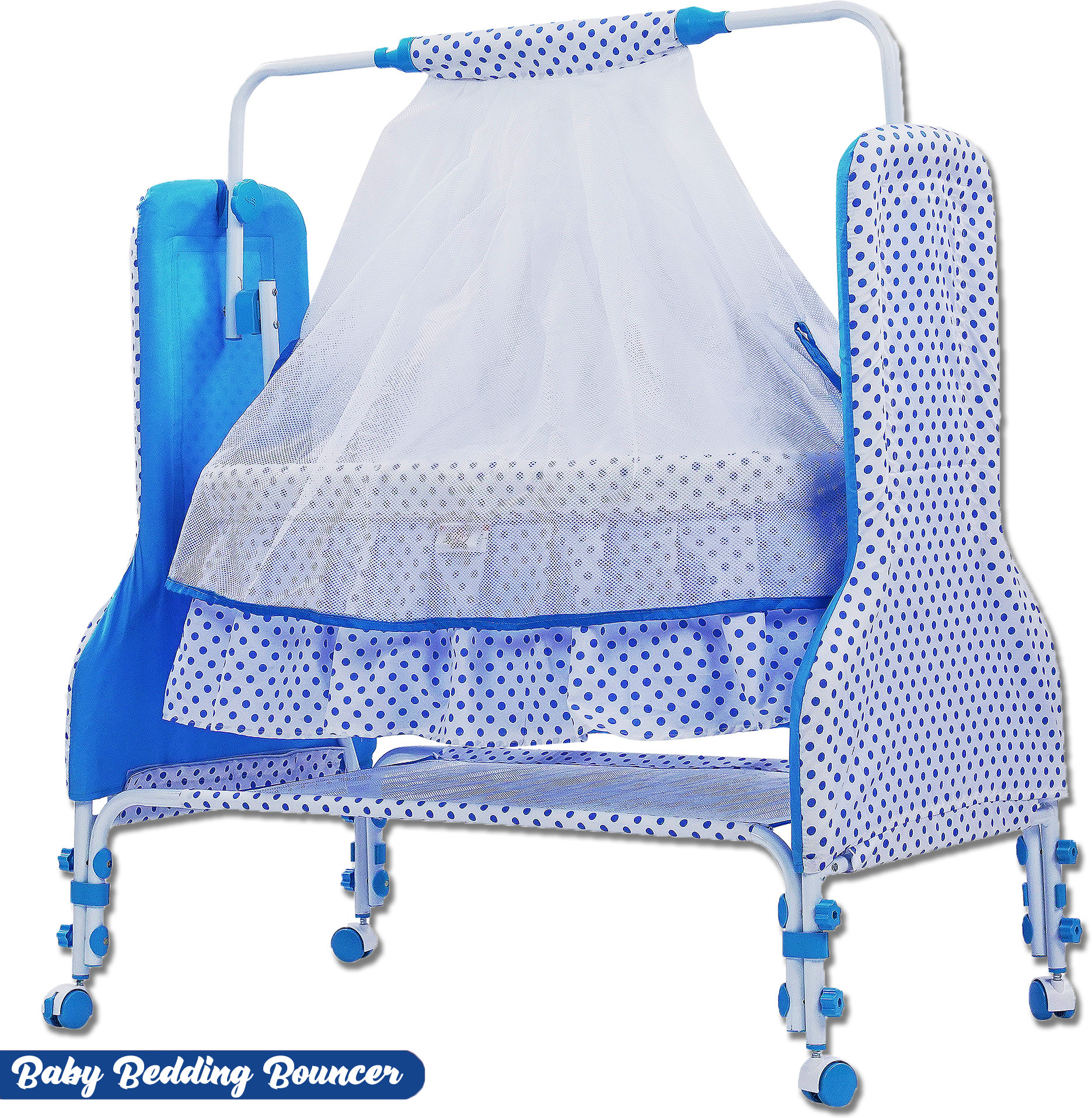 pandaoriginals Premium Baby Bouncer With Mosquito Net | Best in Segment Bouncer image 1