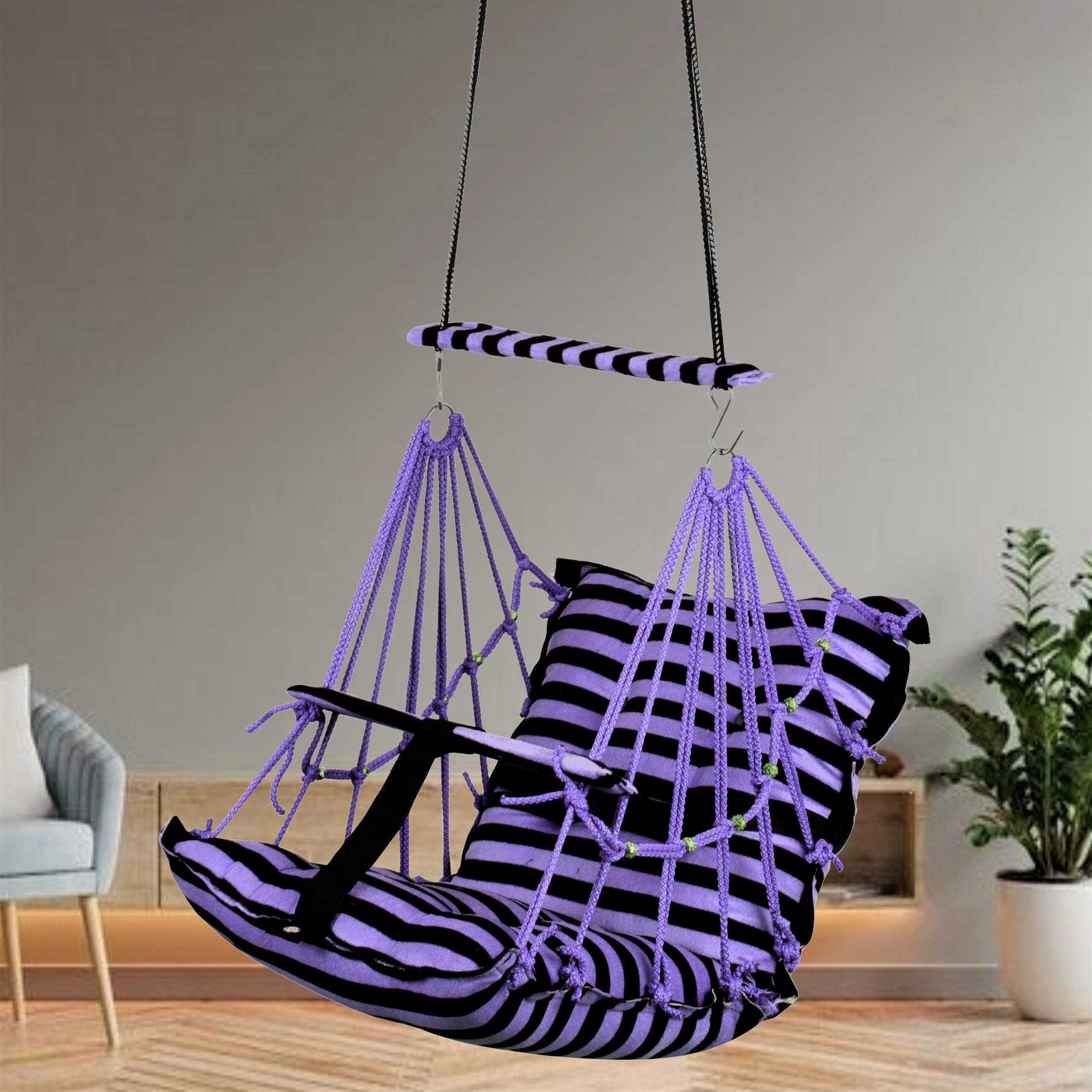 Swing Chair for Kids Baby Children jula 1-6 Years Old Baby with SafetyBelt Swing Swings-image-38