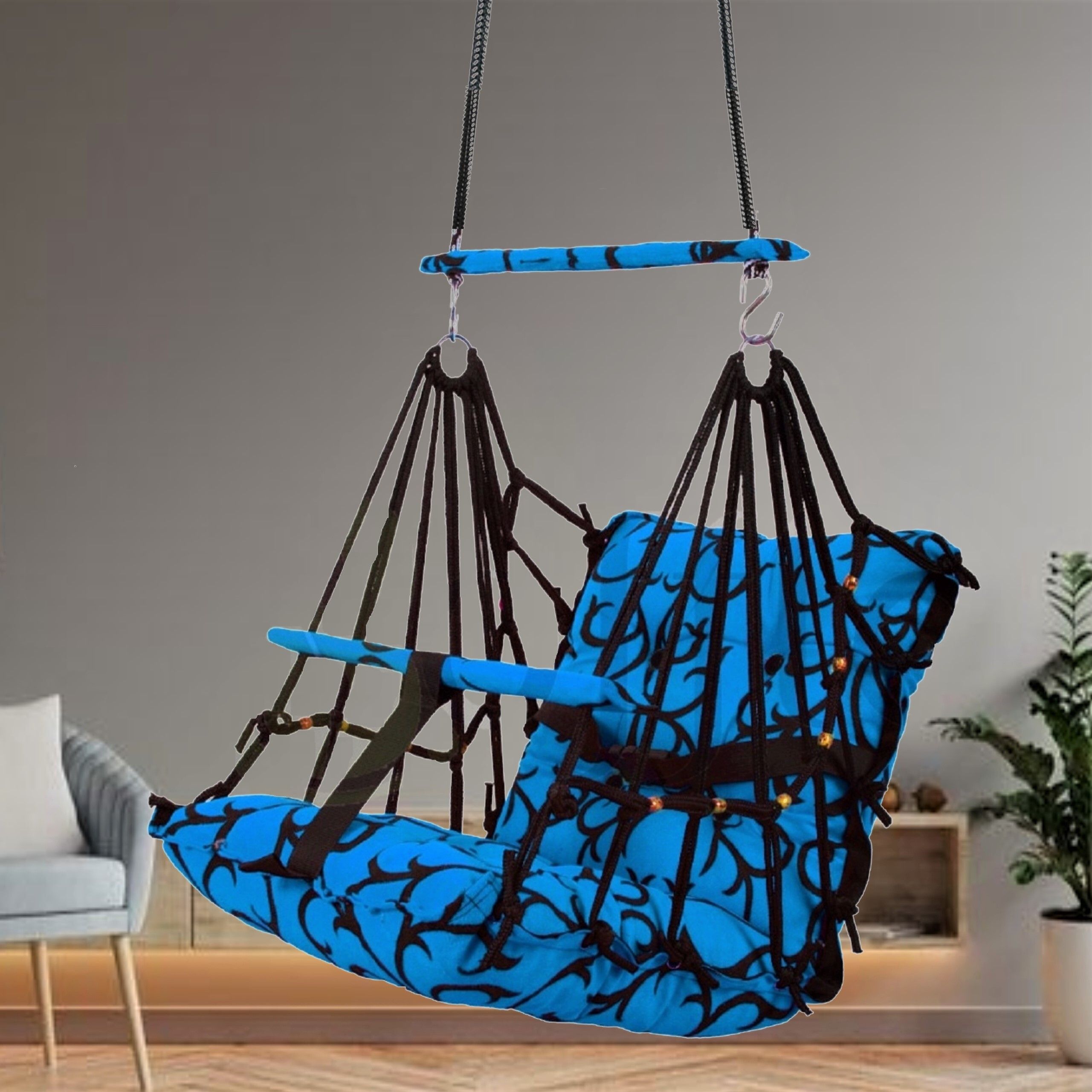 Swing Chair for Kids Baby Children jula 1-6 Years Old Baby with SafetyBelt Swing Swings-image-27