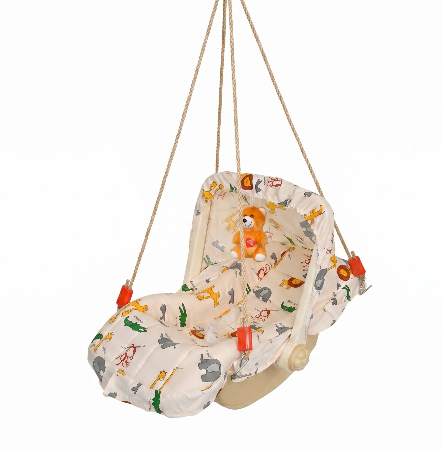 avani metrobuzz Baby Swing Cradle Carry Cot Jhula Bouncer Rocker for 0-18 Months Babies-picture-31