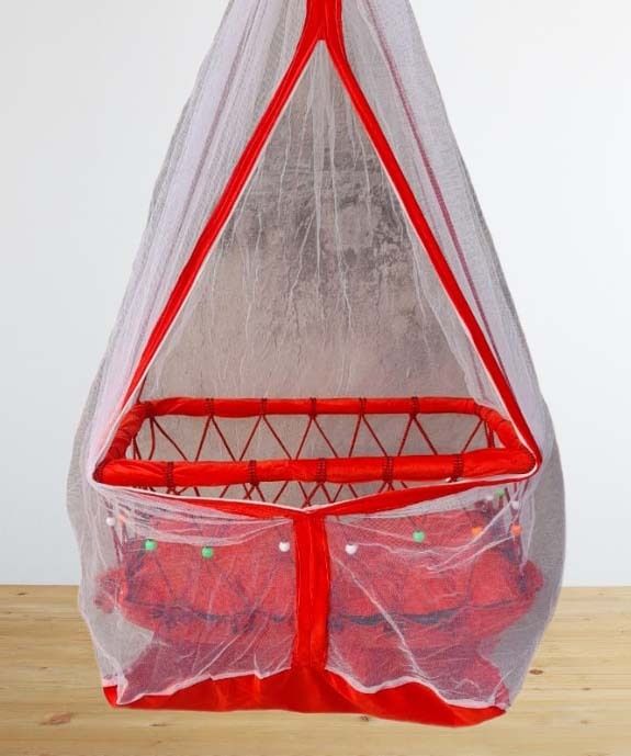 Unique Baby Sleeping Jhula with Mosquito Net Bouncer