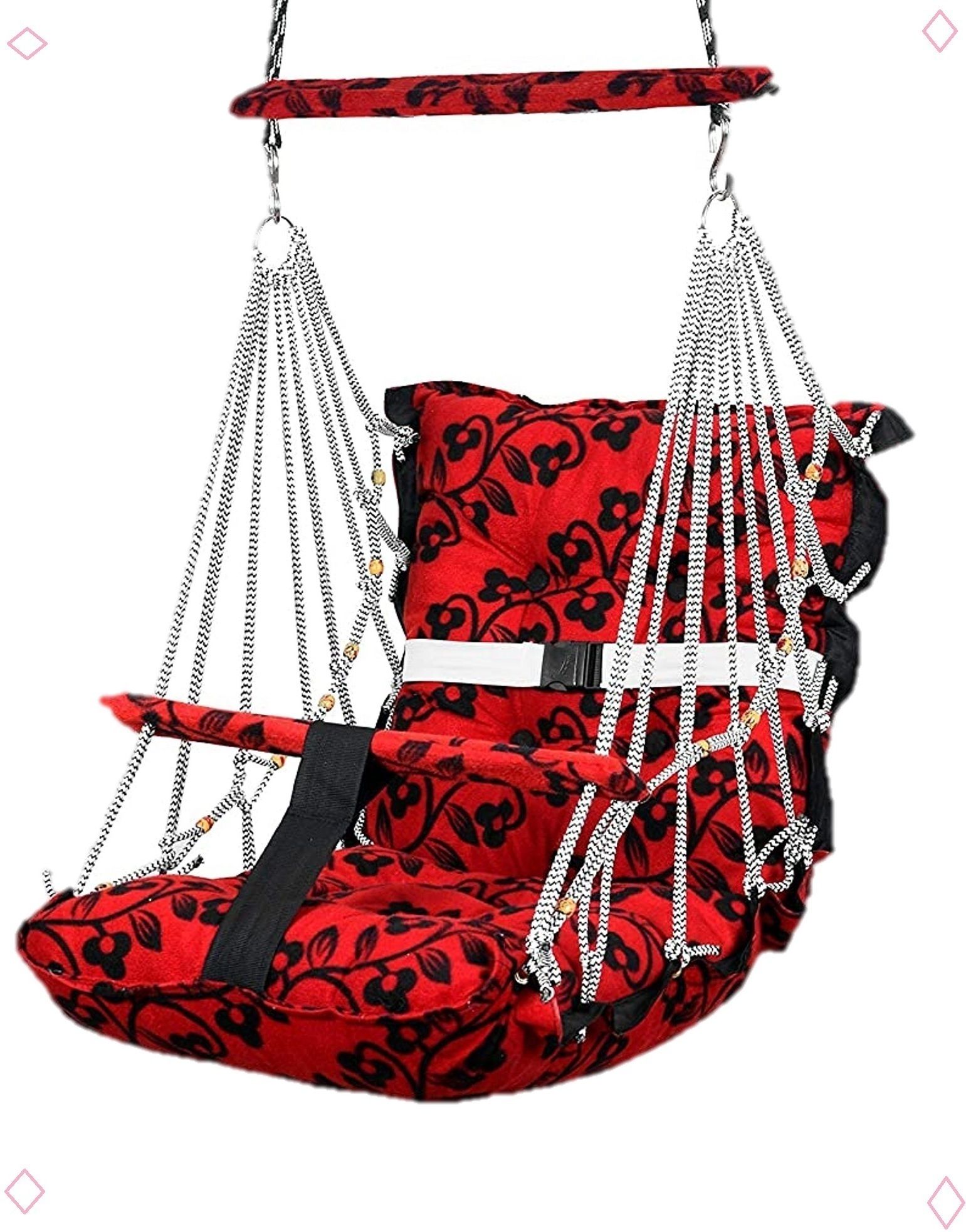 Cotton Swing Chair For Kids Baby 1-3 Years With Safety Belt-Kids Product Bouncer Swings