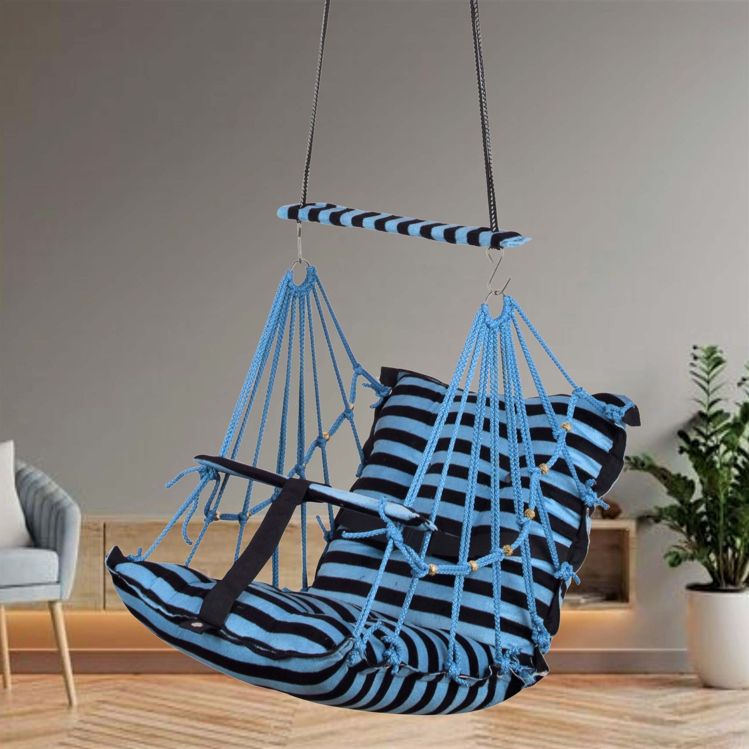 Swing Chair for Kids Baby Children jula 1-6 Years Old Baby with SafetyBelt Swing Swings-image-26