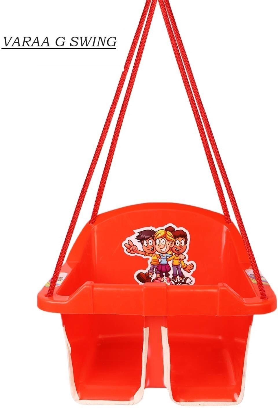 Swing for Kids Wave Adjustable Baby Swing Toy Swings (Red) Rocker-image-4