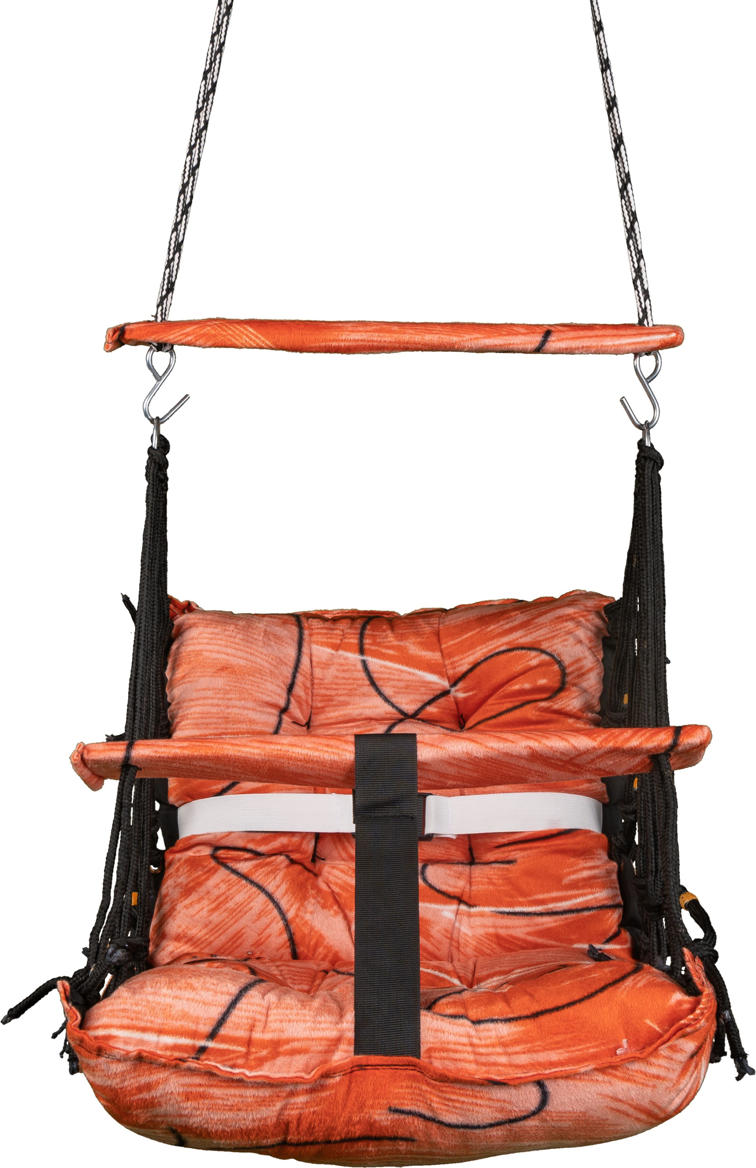 Printed Cotton Baby Swing/Wooden Hanging BabySwing Chair/Durable Portable Baby Swings-image-9