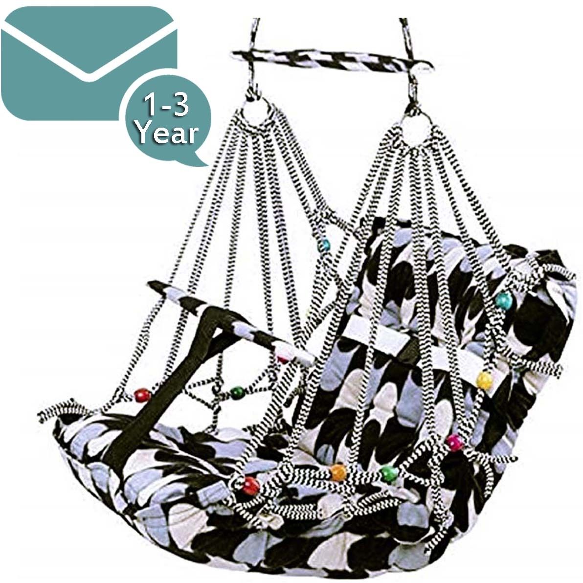 Cotton Child Jhula for 1-3 Year indoor| For Kids Swings