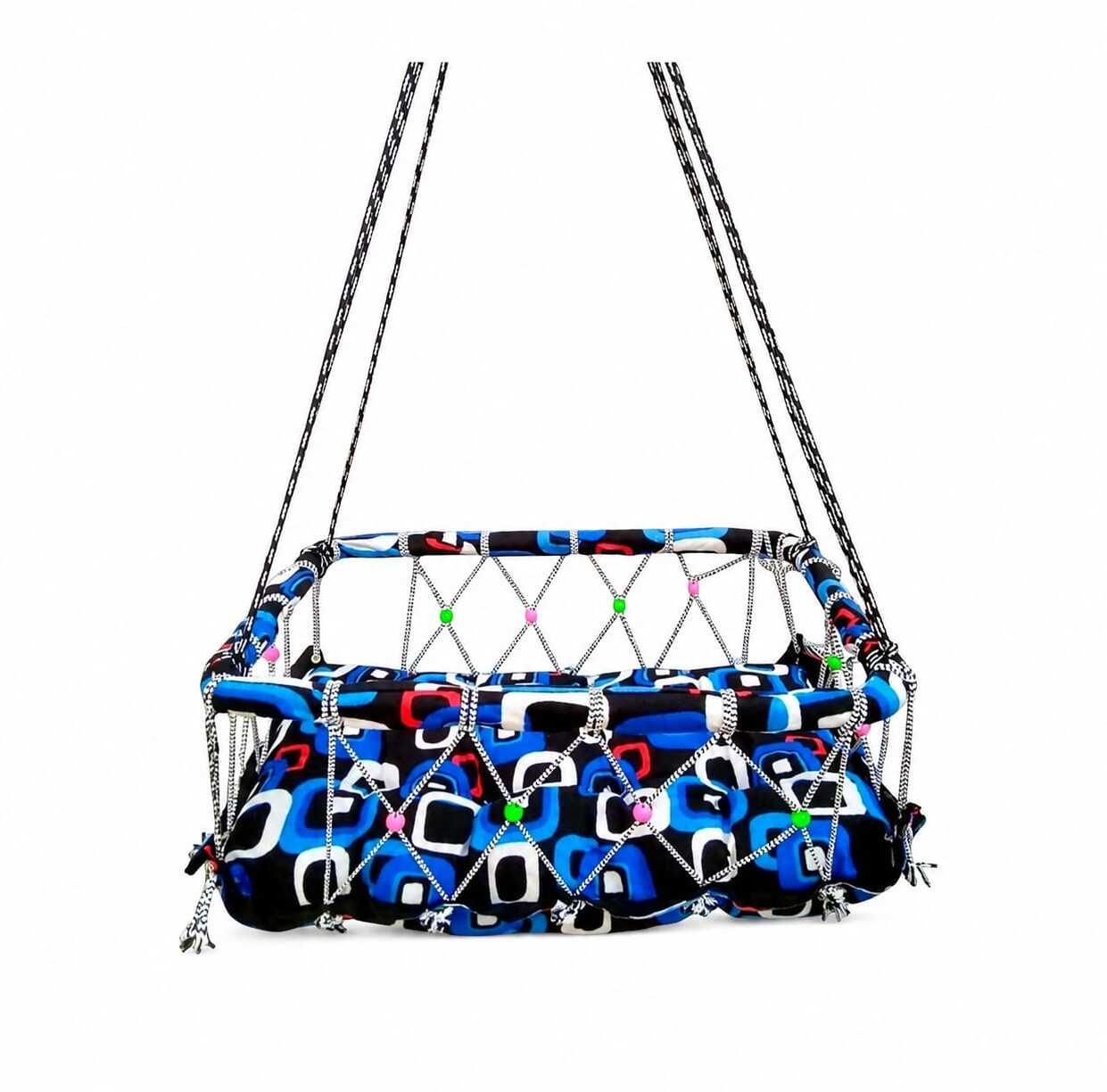 Double fabric hanging hammock chair toddler Bouncer-image-9