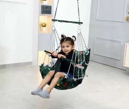 Cotton Swing for Kids, Chair Jhula for 1-5 Years Bouncer