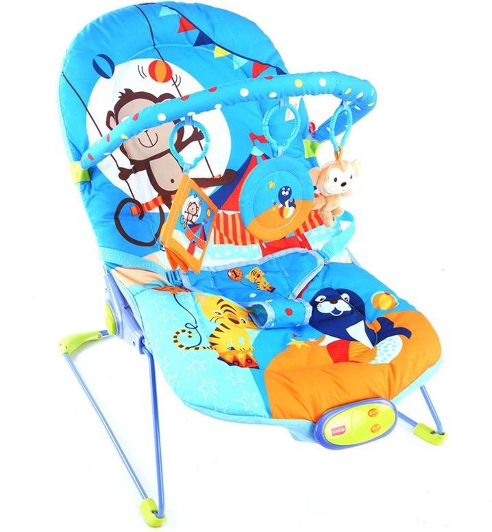 Magic Circus Baby Bouncer with Soothing Vibration and Music Rocker and Bouncer