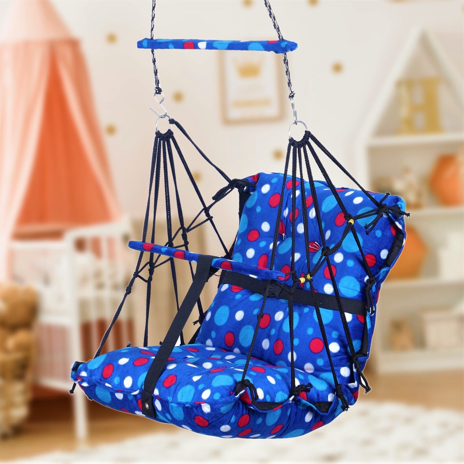 Baby Swing Chair for Kids baby jula 1-5Years Old Baby with SafetyBelt Kids Swing Swings-image-30