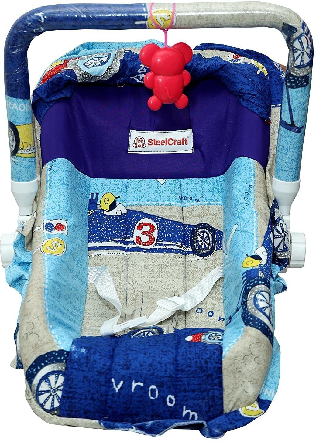 Carry Cot Cum Bouncer - 10 in 1 - Feedinghair, Baby Carrier, Baby Chair, Rocker and Bouncer