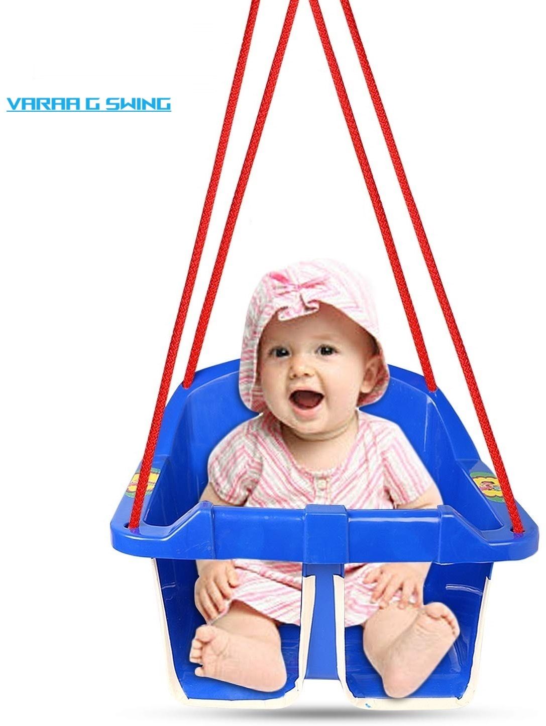 vaara g KIDS JHULA (SWING) VERY STRONG ROPE Swings Swings (BLUE) Rocker and Bouncer-picture-13
