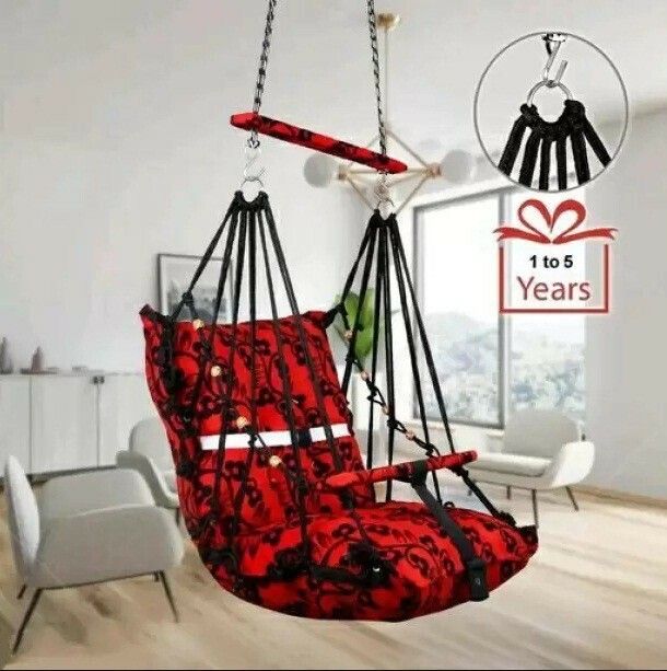 Cotton Swing for Kids Baby's Children Folding and Washable 1-3 Years Swings-image-8