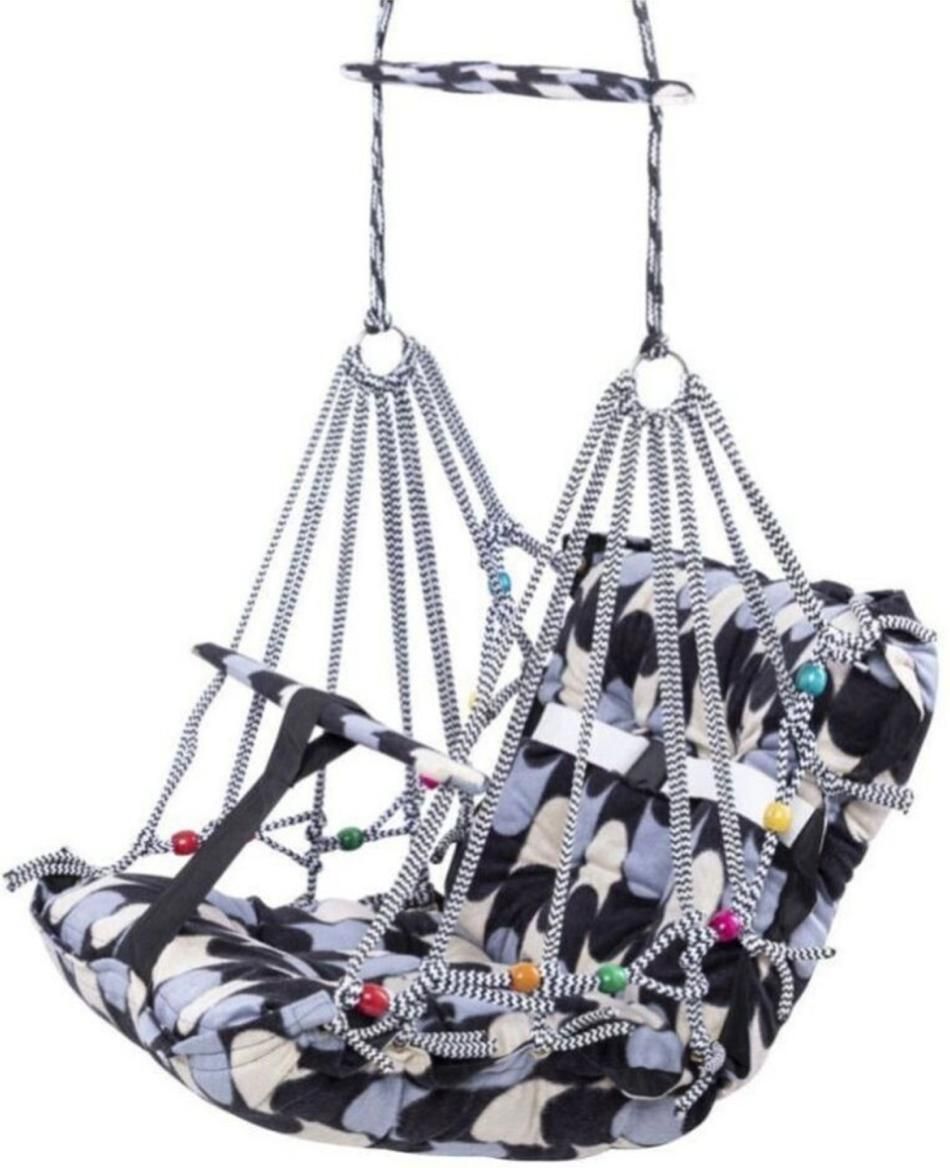 rexito THAKKAR 1-3YEAR BABY SWING WITH SAFETY BELT BLACK&MULTICOLOR Swings-picture-31