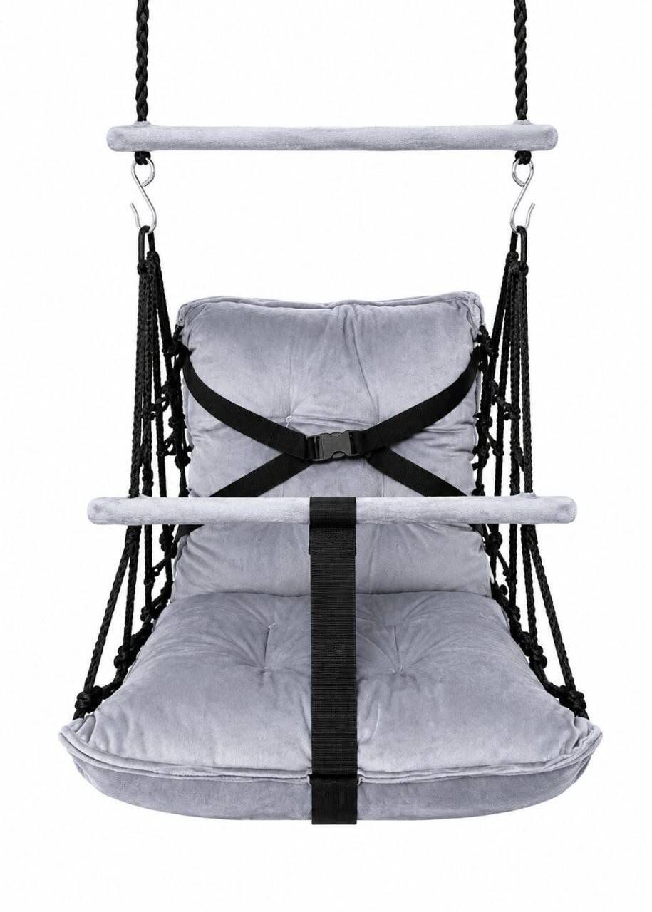navrangi Premium Cushioned Indoor and Outdoor Hanging Swing Chair for Kids Swings-picture-23