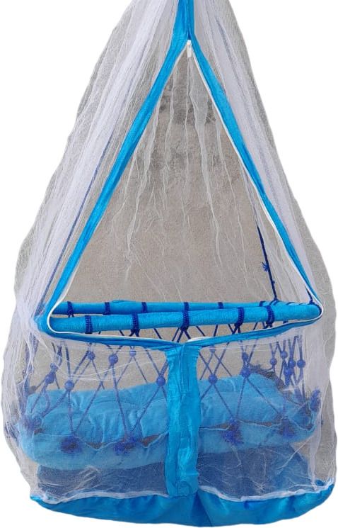 Baby Sleeping Jhula Swing for New Born Baby Handmade Hanging with Mosqito Net Swings