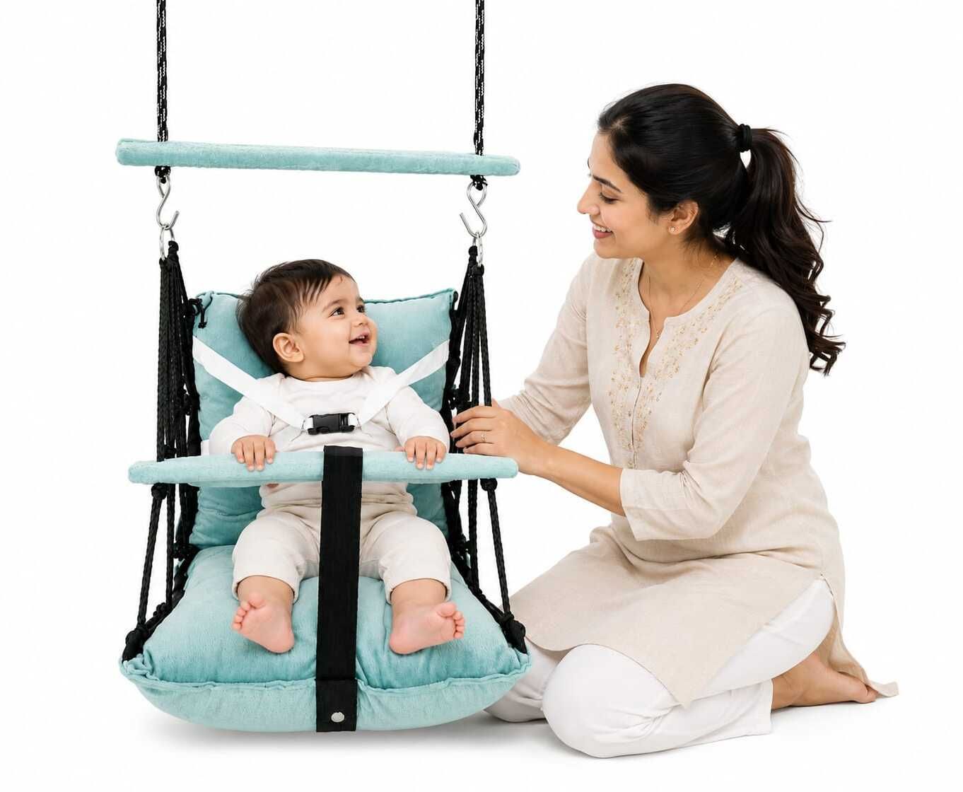 navrangi baby swing chair, hanging cradle hammock, or baby jhula Swings-picture-18