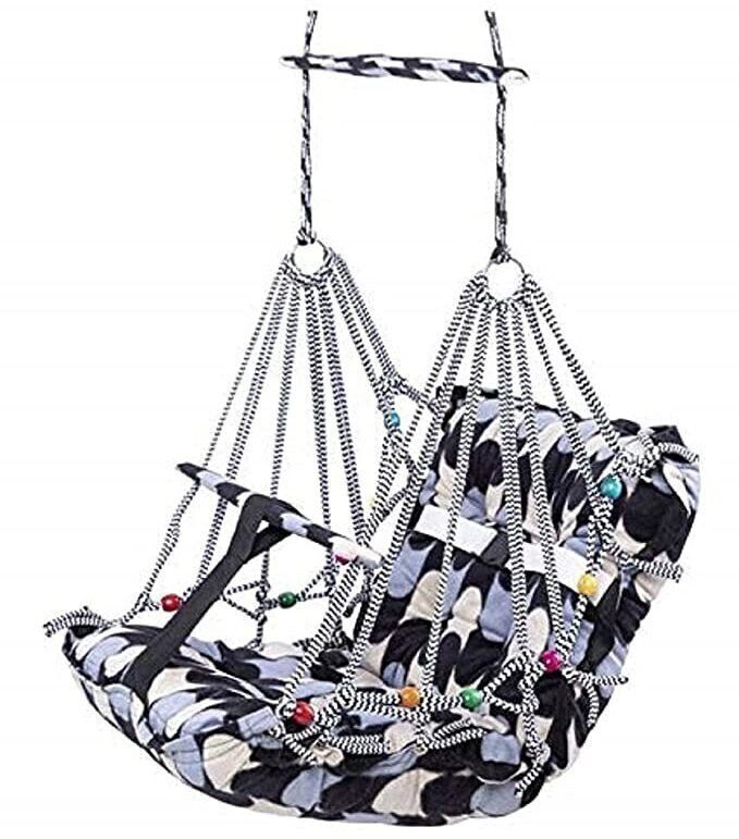 dxplore Cotton Swing Chair For Kids Baby's 1-3 Years With Safety Belt-Kids Product Swing Swings-picture-37
