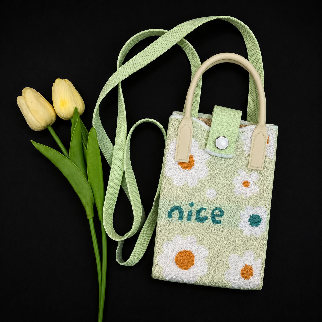 tocexy Flower Print Sling Bag Bow Sling-picture-40