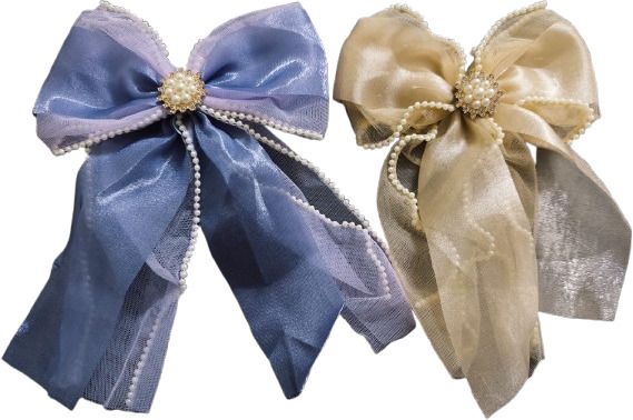 mishkav Bow clips korean style Self Bow-picture-12