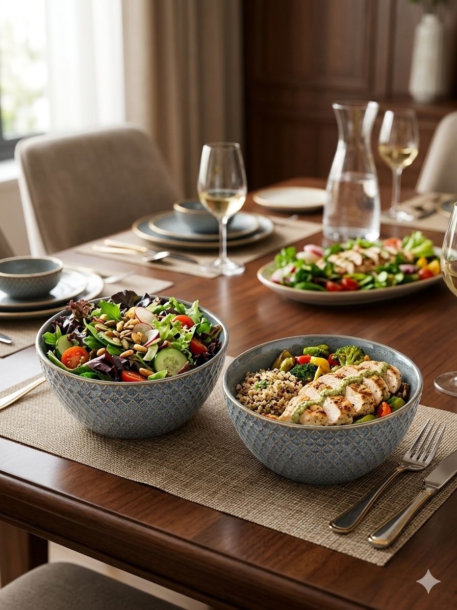 Ceramic Serving Bowl Use for Dal|Vegitables|Snacks| Pasta |Soup| Ice Cream| Maggi| Salad & Fruits-image-25
