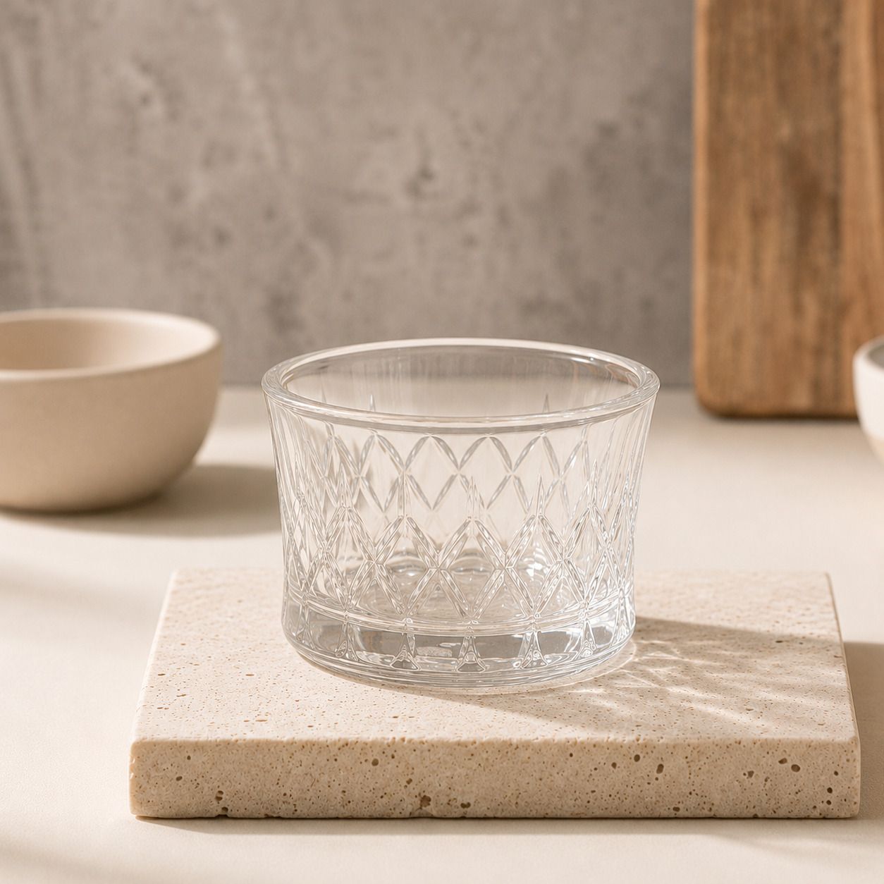 Glass Dessert Bowl Glass Ice Cream Cups Set of 6 | Dessert, Pudding & Falooda Serving Bowls-image-43