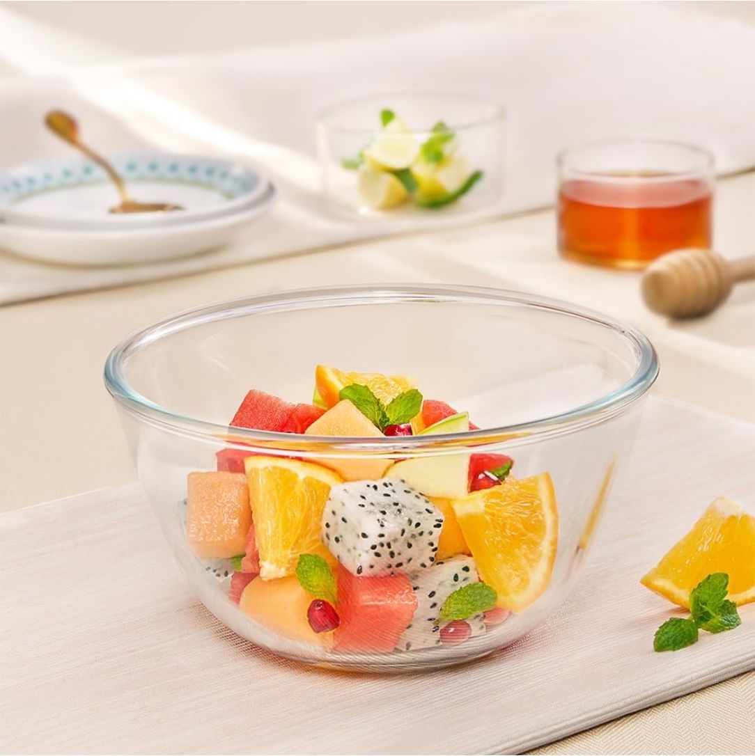 Glass Mixing Bowl Borosilicate Glass Microwave Oven Safe Mixing Bowl 500ML-image-29