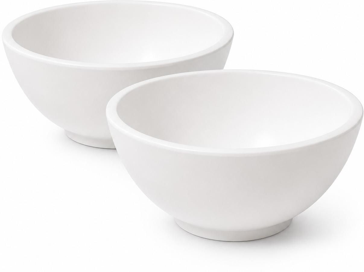 Melamine Mixing Bowl Fruit Bowl 20 cm (2 Litre) | White Mixing & Serving Bowl-image-39