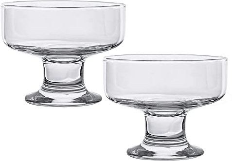 Borosilicate Glass Dessert Bowl Set of 2, Glass Ice Cream Desert Serving Glass Bowl Cups-image-27