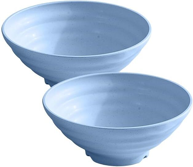 dormico Polypropylene Dessert Bowl 21cm (1200ml) Lightweight Wheat Straw Ramen Bowls Unbreakable-picture-5