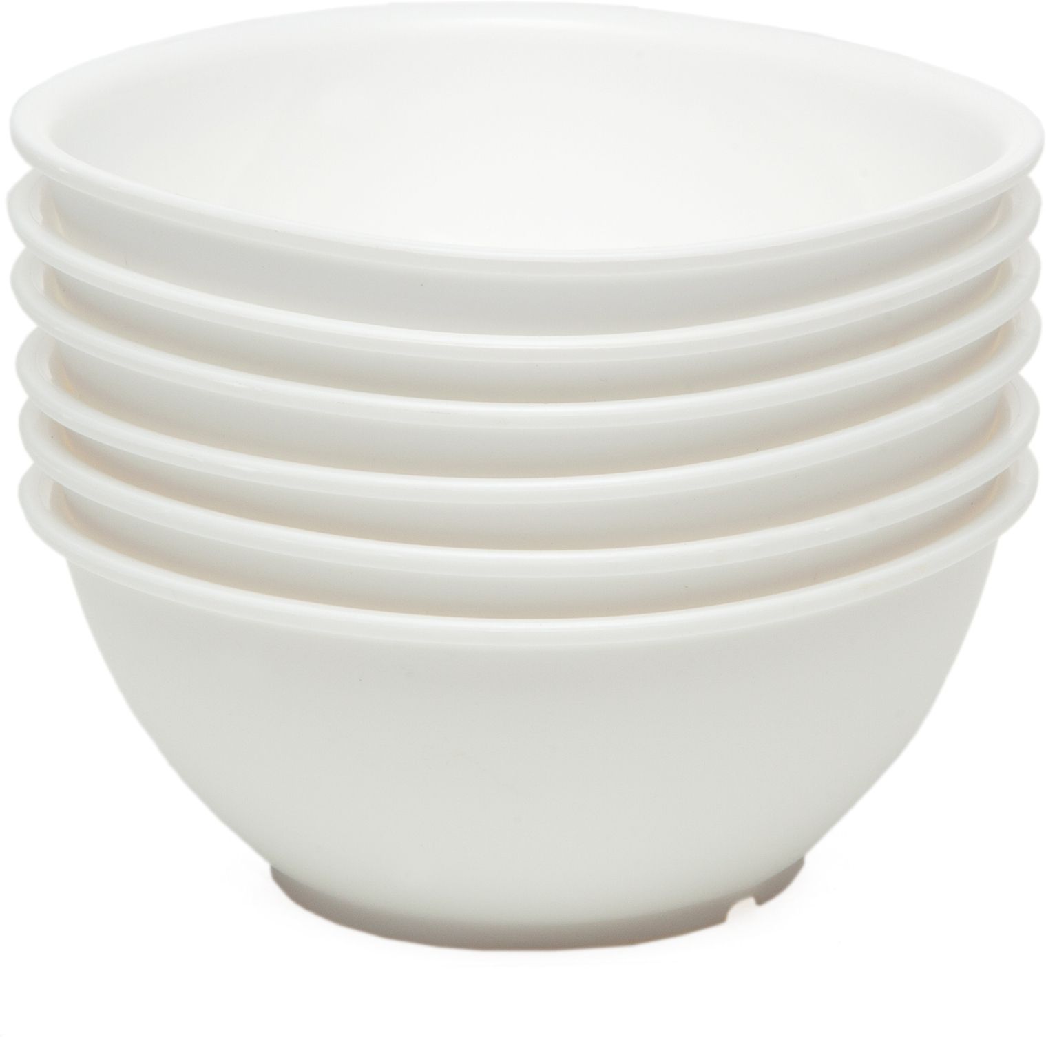 gluman Polypropylene Serving Bowl Round Plastic Bowl Set, Microwave Safe and Vibrant Colors-picture-3