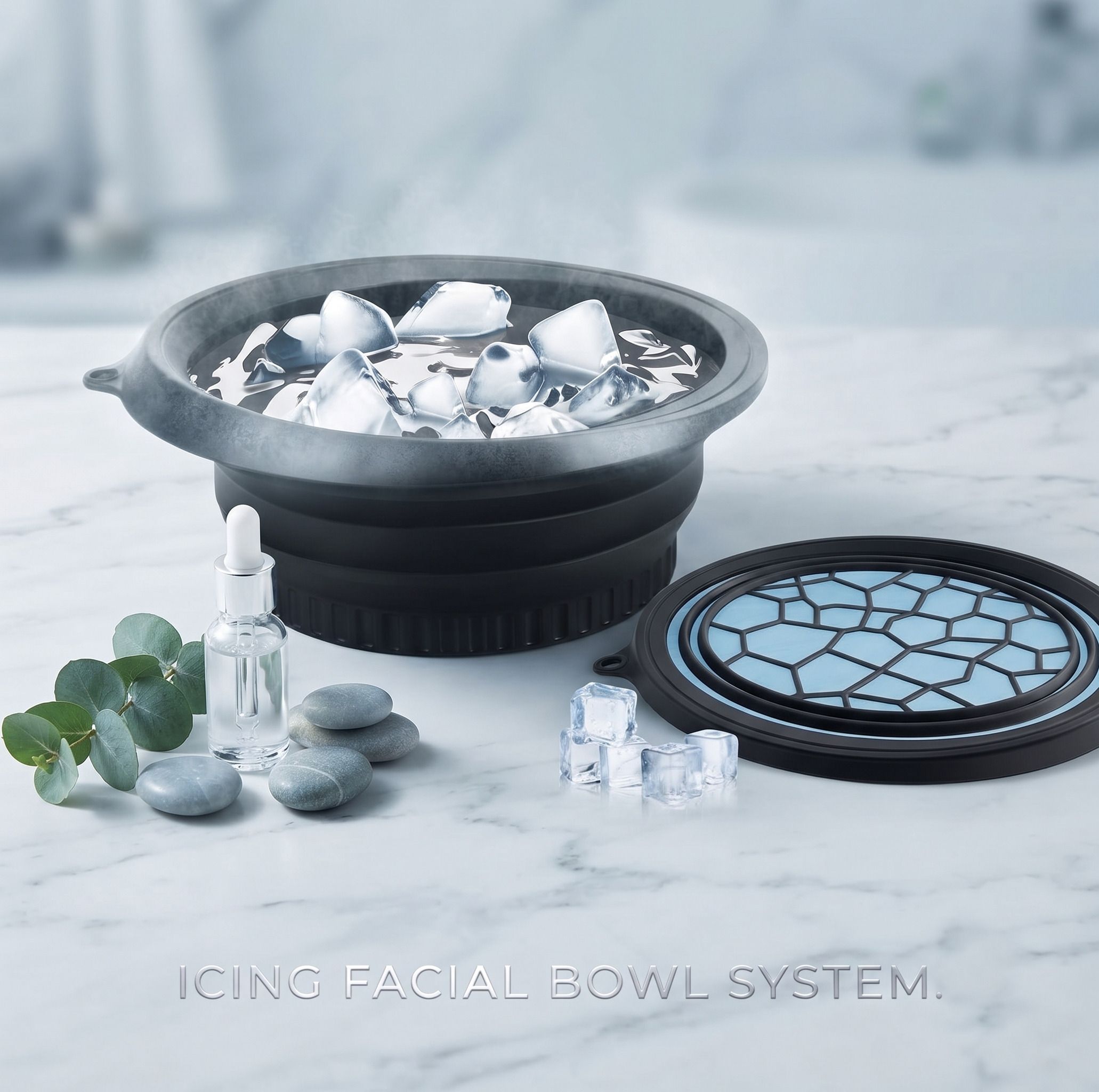 vsell Silicone Massage Bowl Silicone Massage Bowl Silicone Face ice bowl Collapsible for face Disposable A74-picture-12