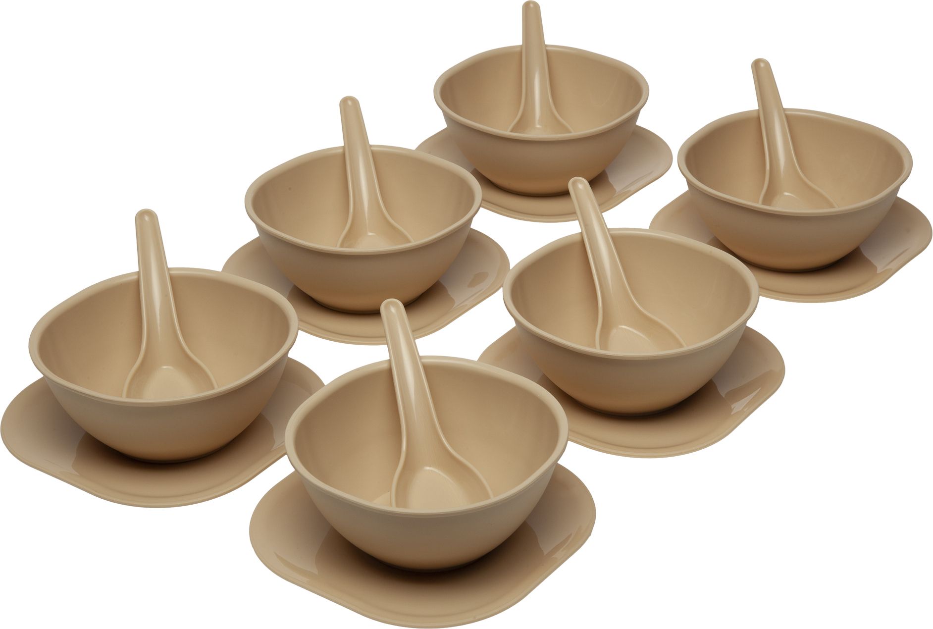 gluman Polypropylene Soup Bowl 18 Pcs Set-picture-2