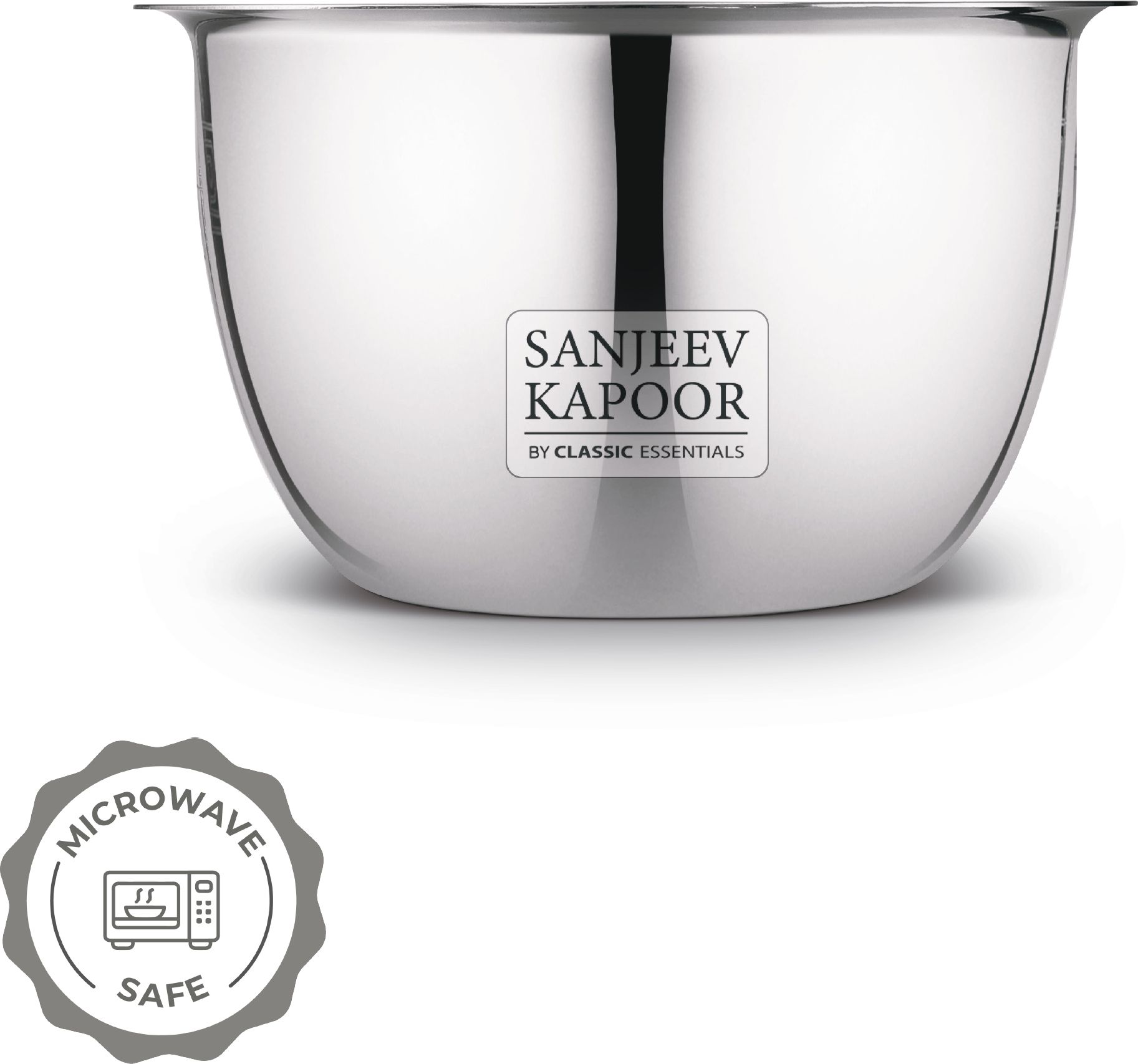 sanjeev kapoor Stainless Steel Serving Bowl by Classic Essentials Microwave Safe Mixing & Serving Bowl 750 ML-picture-24