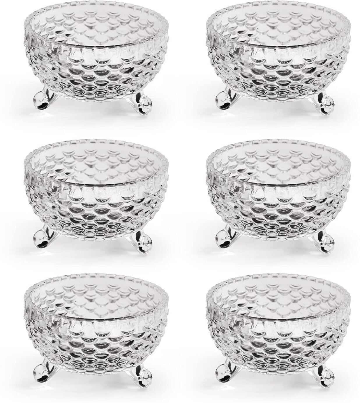 Glass Dessert Bowl Transparent Glassware Set, Serving Ice Cream Cup, Crystal Clear 200 ML-image-15