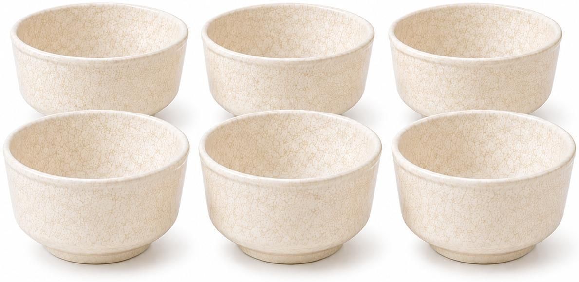 Melamine Serving Bowl WHITE CHIP MARBLE SERVING BOWL 10 CM (SET OF 6)-image-38