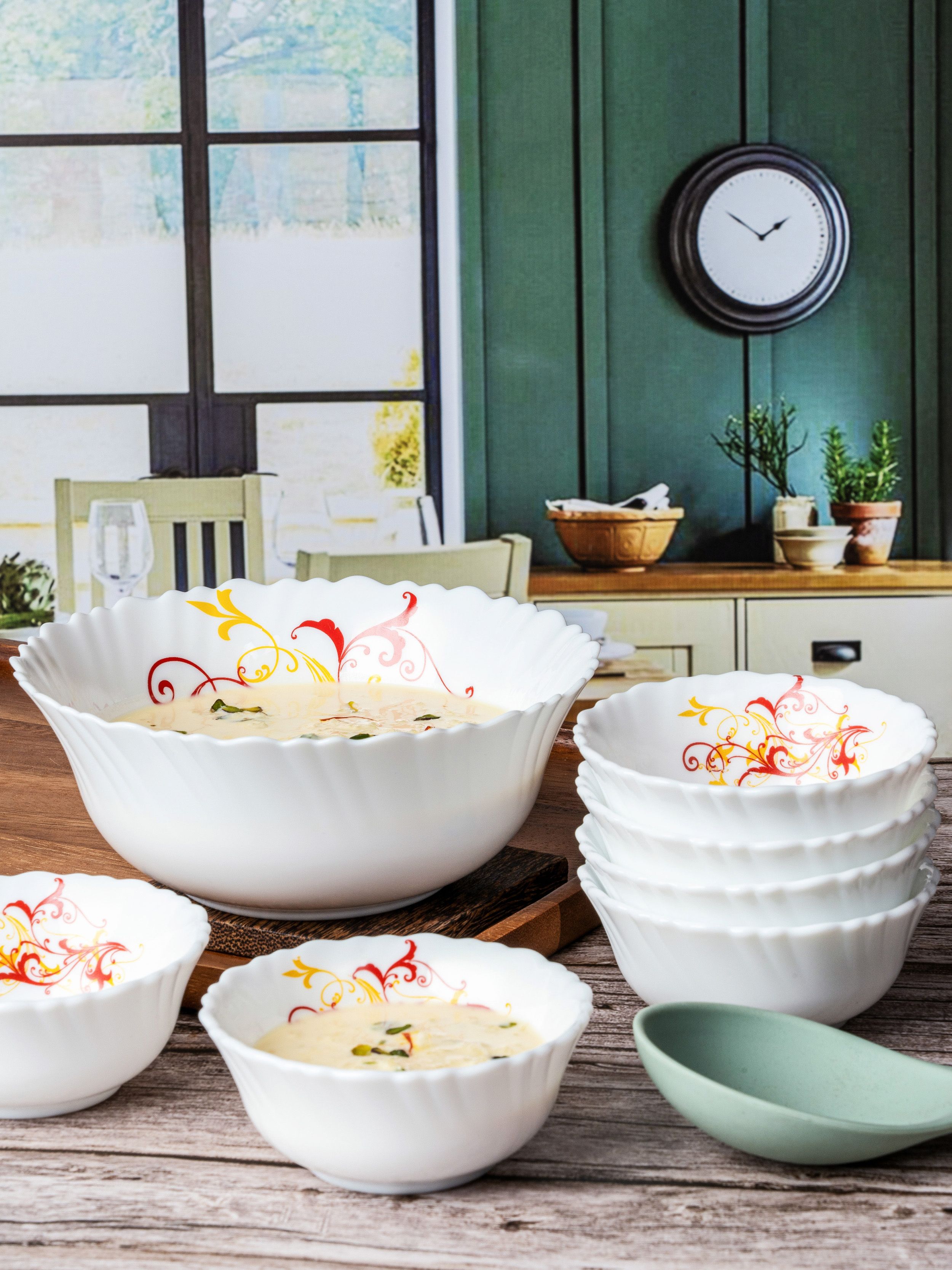 Opalware Dessert Bowl Pudding Bowl Set-image-2