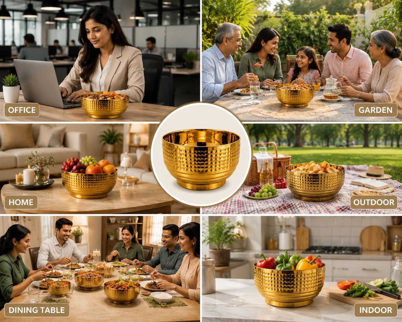 kurmiya Stainless Steel, Steel Mixing Bowl PASTA BOWL-picture-4