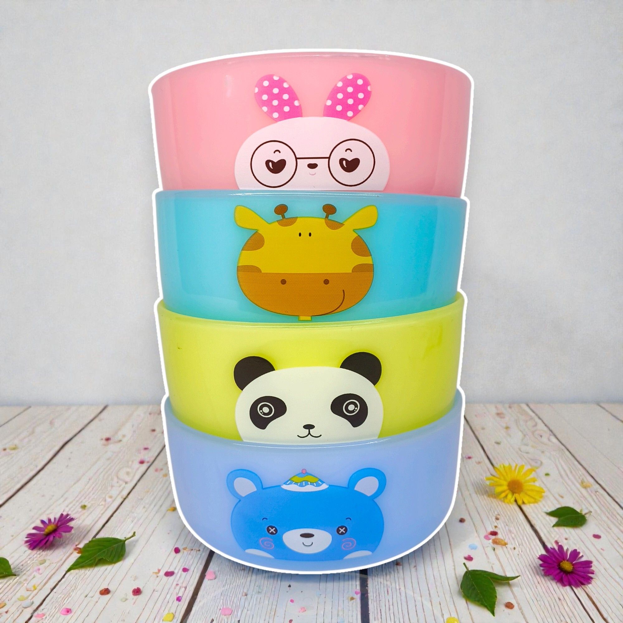 clyrra Baby Feeding Bowl Set of 4 (200 ml) | BPA Free Food Grade Melamine Bowl - Melamine-picture-31
