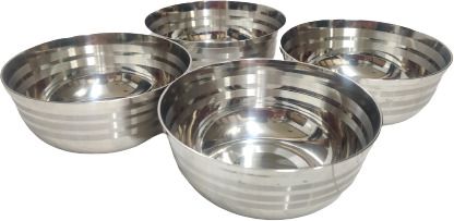 dynore Stainless Steel Soup Bowl Stainless Steel Daal Bowl/ Curry Bowl/ Katori/ Wati/ Dessert Bowl-picture-15