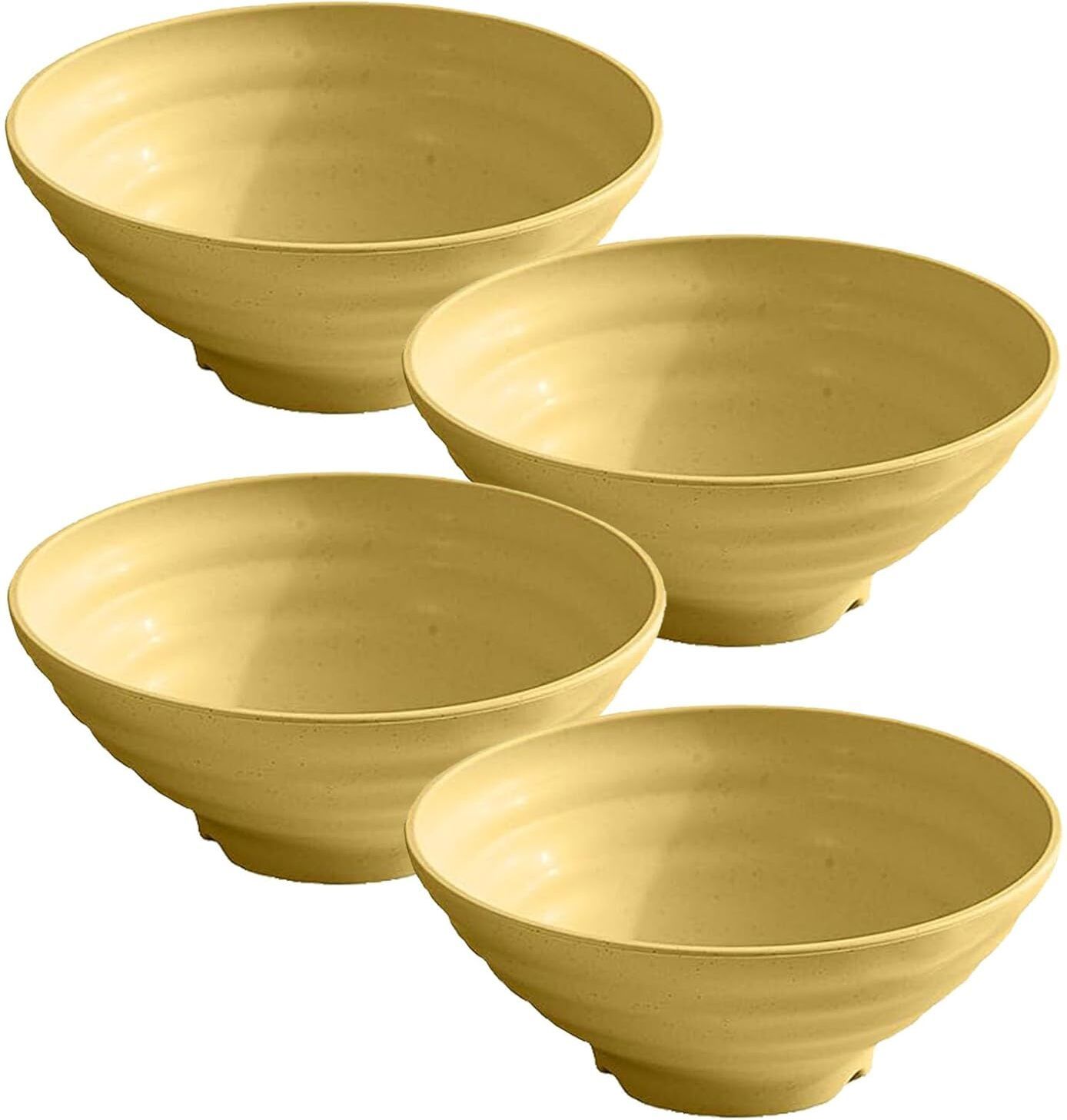 dormico Polypropylene Dessert Bowl 21cm (1200ml) Lightweight Wheat Straw Ramen Bowls Unbreakable-picture-13