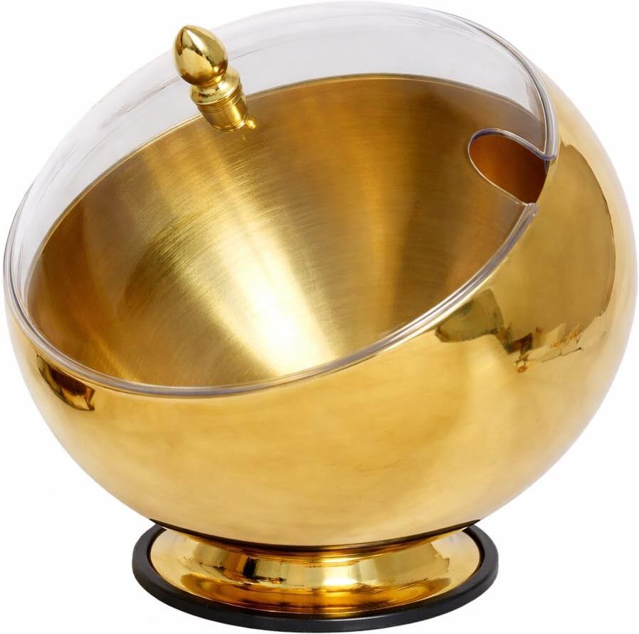darkfish Stainless Steel, Steel Mixing Bowl croess golden bowl with lid-picture-1