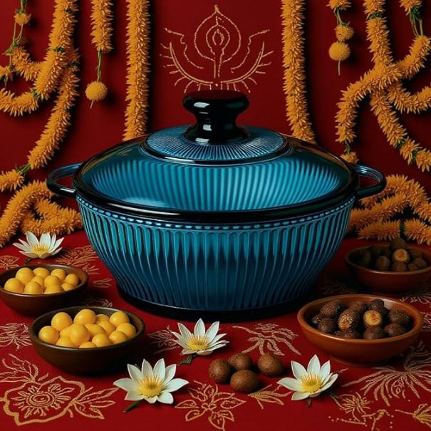 Borosilicate Glass Serving Bowl CASEROLLE COLOUR 1.5LTR