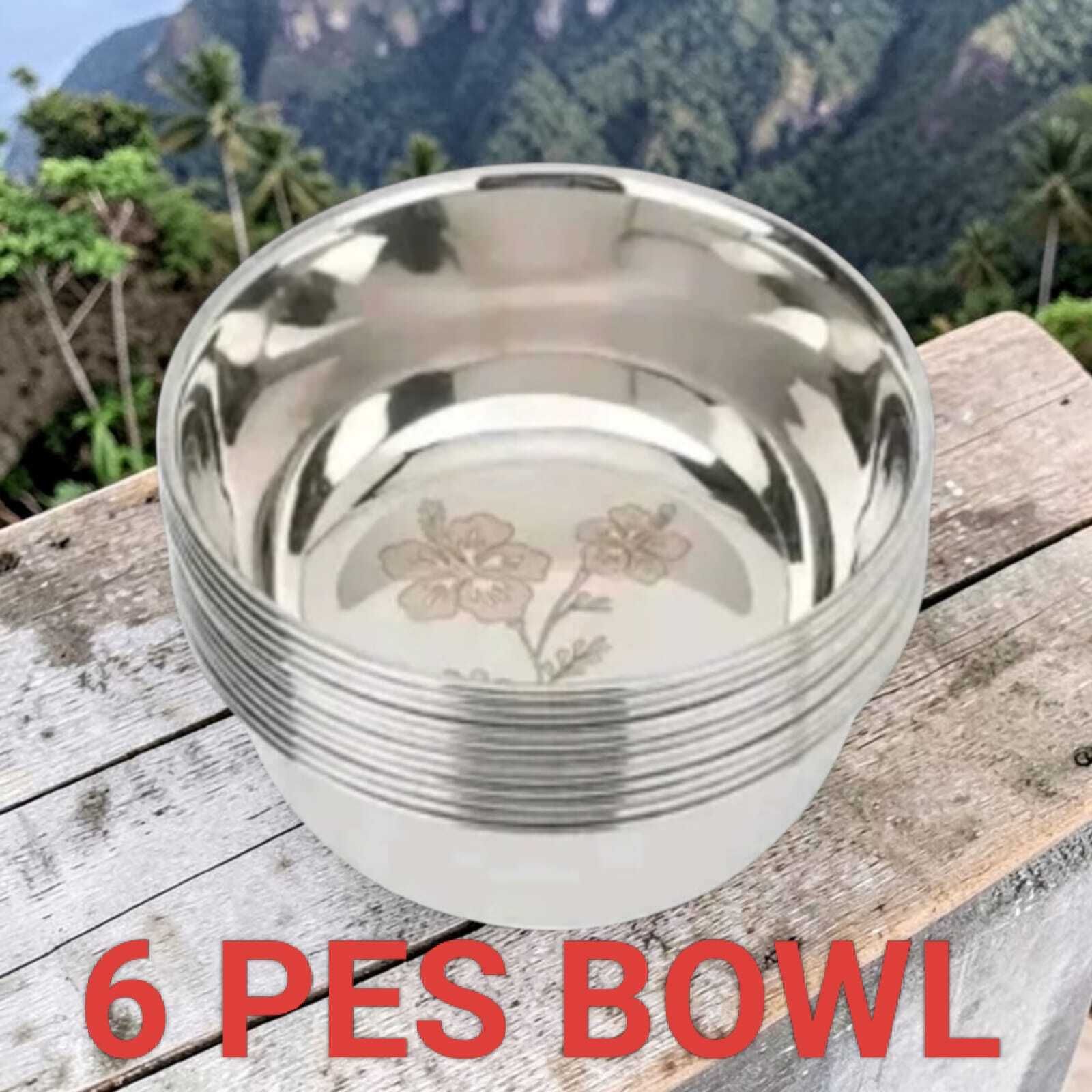 Stainless Steel Dessert Bowl Steel Bowl Set 6 Pieces | Durable Kitchen bowl Set-image-13
